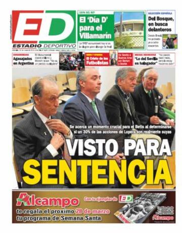 Portadas de la prensa deportiva