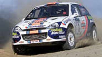 SIN SUERTE. Sainz acabó cuarto tras sufrir dos pinchazos.