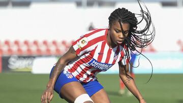 Ludmila, jugadora del Atlético.