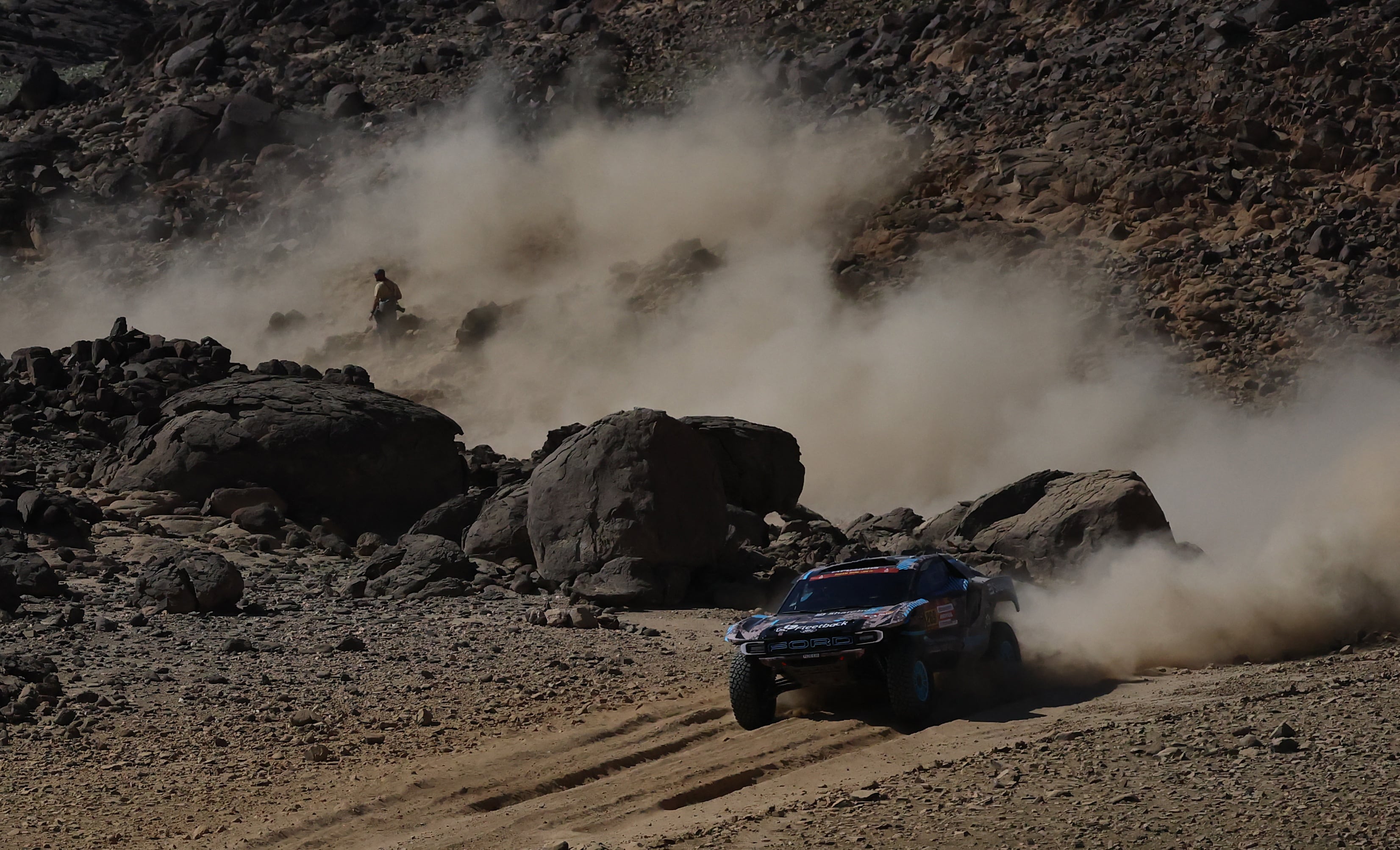 Rallying - Dakar Rally - Previews - Yanbu, Saudi Arabia - January 1, 2026 M-Sport Rally Raid Team's Jourdan Serderidis during training ahead of the Dakar Rally REUTERS/Stephane Mahe