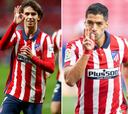 El Atlético presume de tridente con Llorente, João Félix y Suárez