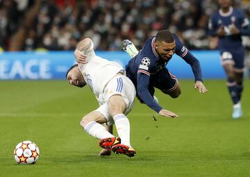 Dani Carvajal y Kylian Mbappé.