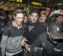 Torres llegó a Madrid: "Debutaré en el derbi, si Dios quiere"