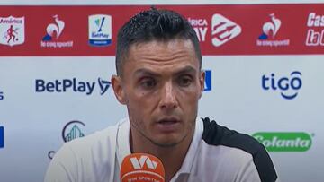 Lucas González analizó el partido ante Deportivo Cali.