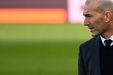 Real Madrid's French coach Zinedine Zidane