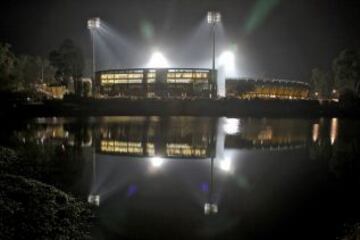 Anoche se inauguró oficialmente el estadio de Viña del Mar, que será sede de la Copa América.