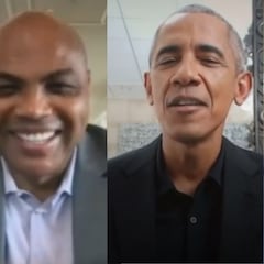 El recital de bromas de Obama en su reunión con Shaq y Charles Barkley