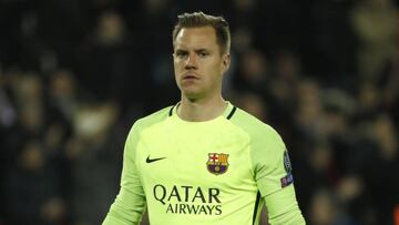 El portero del Barcelona Marc-Andre ter Stegen.