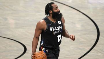 James Harden, durante un partido de la NBA con Brooklyn Nets.