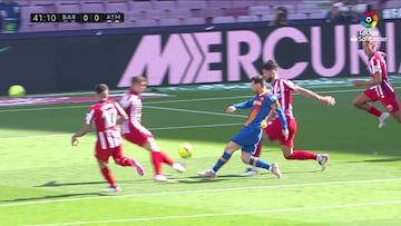 La espectacular jugada que pudo cambiar el rumbo de la liga: Messi vs Oblak