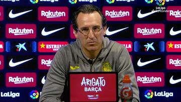 Rueda de prensa de Unai Emery