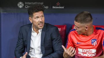 Simeone: "¿Courtois? No estoy para juzgar a nadie"