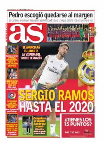 Las portadas de AS de agosto