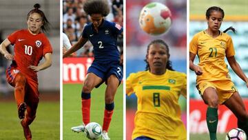 Curiosidades de las listas de las jugadores en el Mundial de Francia.