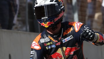 Pedro Acosta con la KTM de MotoGP.