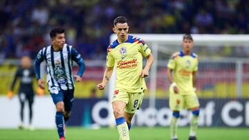 Alvaro Fidalgo of America during the semifinals first leg match between America and Pachuca as part of the CONCACAF Champions Cup 2024, at Azteca Stadium on April 23, 2024 in Mexico City, Mexico.