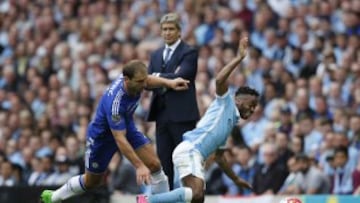 Pellegrini, en un Chesea-City.