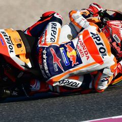 Primeras caídas de Lorenzo y Márquez con la Honda