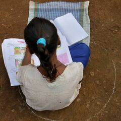 Indian schools and colleges remain closed but children are expected to study at home