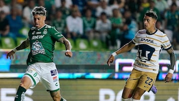 León vs. Pumas, partido en vivo y online, fecha 13 de Liga MX. James Rodríguez en el fútbol mexicano.
