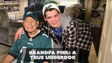 Philadelphia Eagles invitan a fanático de 99 años a la Final de la Conferencia Nacional