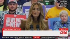 Jennifer Lopez on the brink of tears at Kamala Harris rally, accuses Trump campaign of offending all latinos