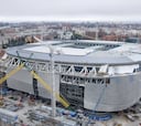 Las obras del Santiago Bernabéu, a todo gas hasta septiembre