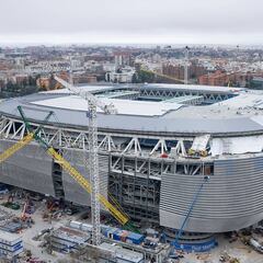 Work on the new Santiago Bernabéu, at full pace until September