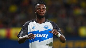 Wakaso, en un partido con el Alavés.