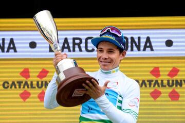 El ciclista colombiano se quedó con la edición 99 de la Volta Catalunya. El podio lo completaron Adam Yates y Egan Bernal. Nario Quintana fue cuarto.