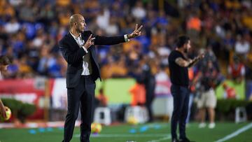 Guido Pizarro head coach of Tigres during the 11th round match between Tigres UANL and Queretaro as part of the Liga BBVA MX, Torneo Clausura 2025 at Universitario Stadium, on March 07, 2025 in Monterrey, Nuevo Leon, Mexico.