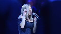 February 18, 2018; Los Angeles, CA, USA; Recording artist Fergie performs the national anthem during introductions for the 2018 NBA All Star Game at Staples Center. Mandatory Credit: Bob Donnan-USA TODAY Sports