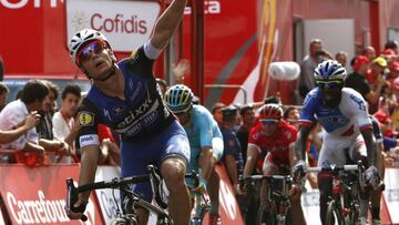 El belga Gianni Meersman (Etixx) se proclama vencedor de la quinta etapa de la Vuelta Ciclista a Espa&ntilde;a 2016, disputada hoy entre Viveiro y Lugo con un recorrido de 171,3 kil&oacute;metros. 