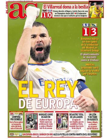 Las portadas de AS de abril