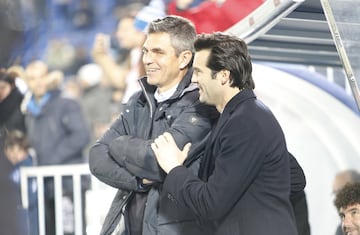 Mauricio Pellegrino y Santiago Solari.