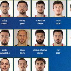 Seis de los doce jugadores de Turquía son de Euroliga