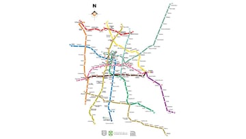 Mapa de Lineas del Metro CDMX