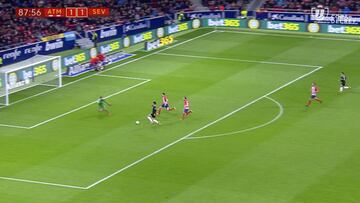 El gol de Correa que pone en negro la Copa para el Atleti