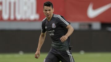 'Chucky' Lozano vuelve a entrenar con la Selección Mexicana después de un año