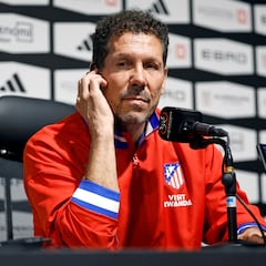 Simeone: “¿Julián? Más allá del futbolista hay una persona..."