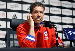 Simeone: “¿Julián? Más allá del futbolista hay una persona..."