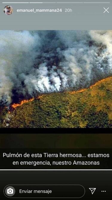 Amazonas: los mensajes de Anto Roccuzzo, Paulo Dybala, Tini y otros argentinos