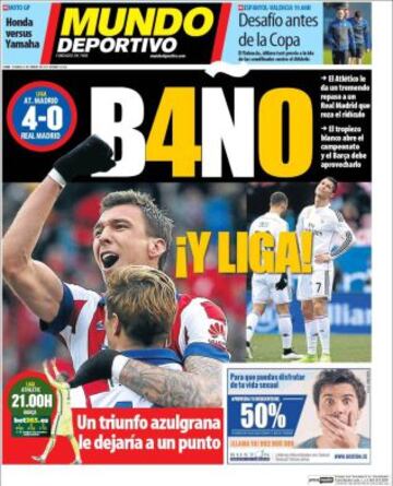 Portadas de la prensa deportiva