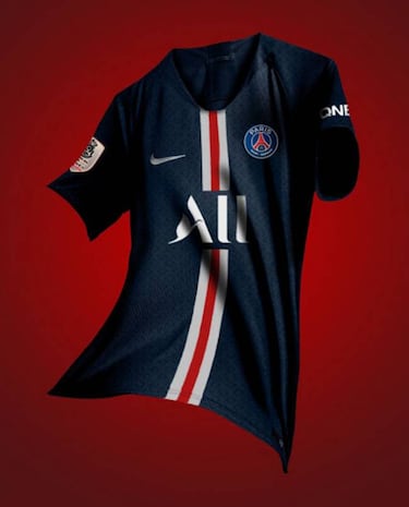 Sale a la luz la nueva camiseta del PSG con el nuevo patrocinio