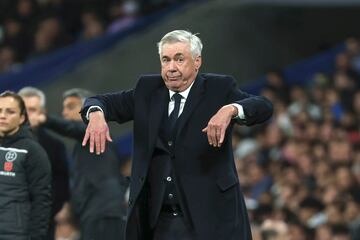 Ancelotti, entrenador del Real Madrid.