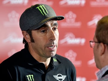 El piloto español atiende a la prensa tras la presentación del Rally Dakar 2020