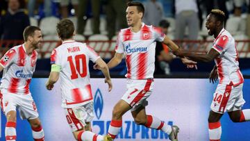 El Estrella Roja remonta a un d¨¦bil Olympiacos