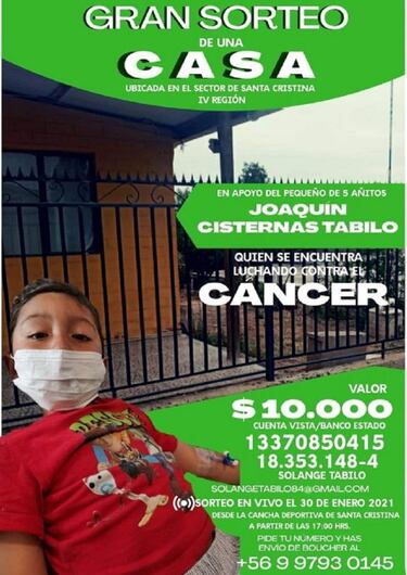 Familia rifa su casa para pagar tratamiento de cáncer de su hijo