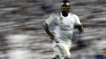Vinicius cumplirá un año de su debut con el primer equipo del Madrid el próximo día 29. Lo hizo ante el Atlético en el Bernabéu