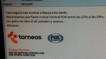 FOX da por hecho el cese de Bauza con Argentina